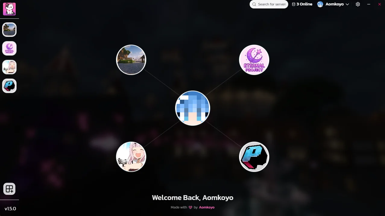 Neko Launcher Interface Overview